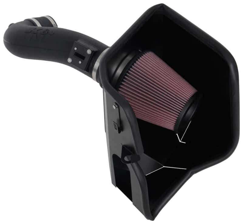 K&N Engineering — K&N 2019+ Chevrolet 1500 5.3L / 6.2L V8 F/I AirCharger Performance Intake System
Performance Air Inta
Air Intake System - view 1