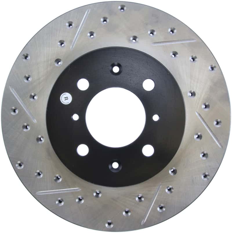 Stoptech — StopTech 90-01 Acura Integra (exc. Type R) / 01-05 Honda Civic / 07+ Honda Fit / 93-97 Del Sol VTEC
Disc Brake Rotor
Slot/Drill Rotor - view 8