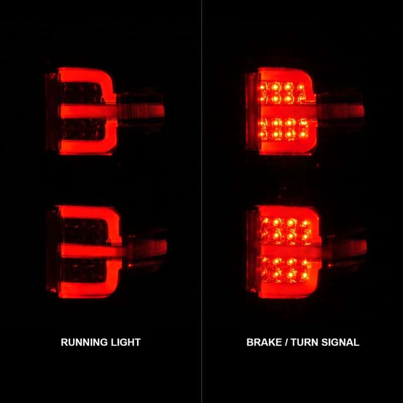 ANZO — ANZO 15-19 Chevy Silverado 2500HD/3500HD (Factory Halogen Only) LED Tail Lights Black w/Clear Lens
Tail Light Set - view 9