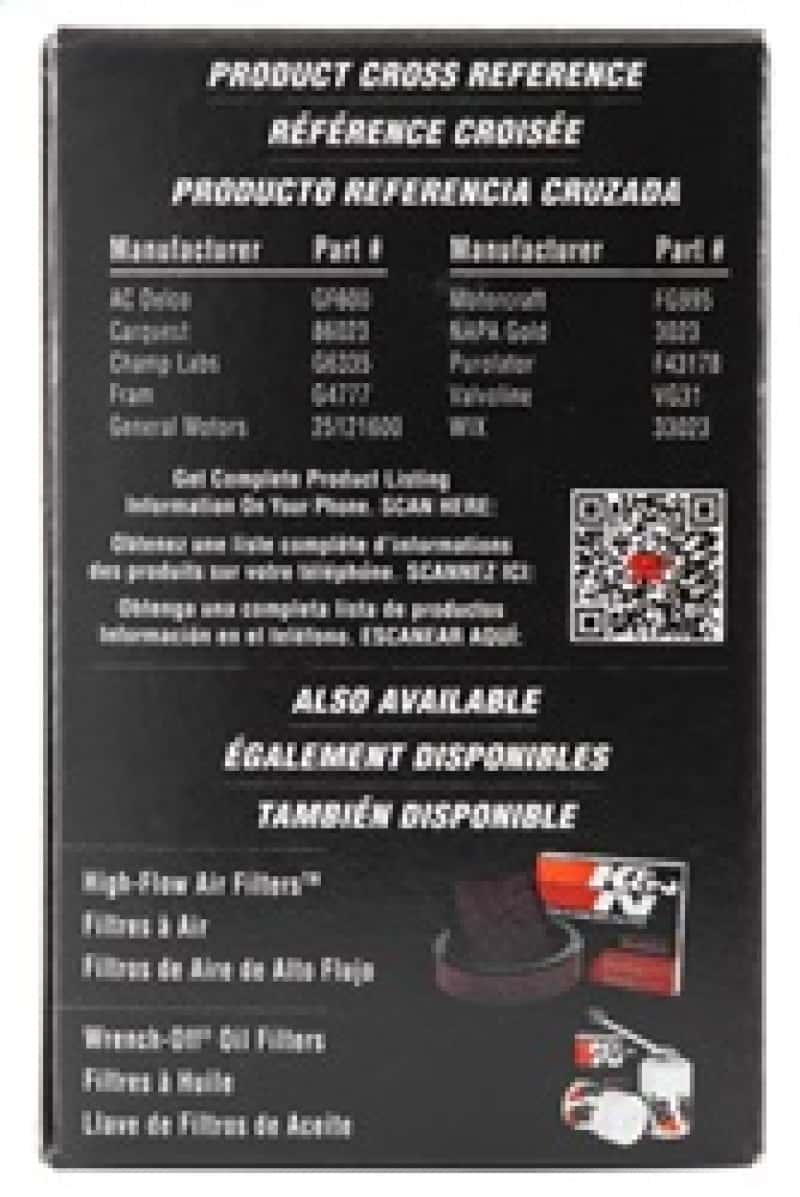 K&N Engineering — K&N Cellulose Media Fuel Filter 1.688in OD x 3.813in L - view 6