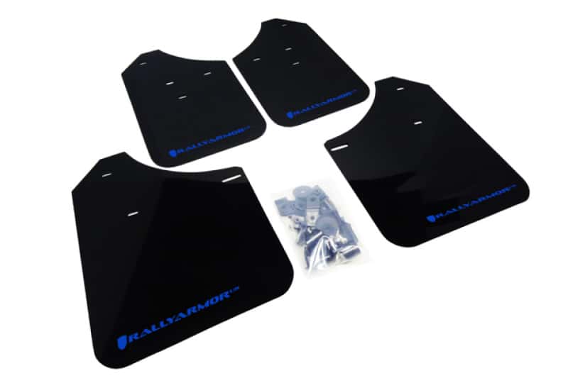 Rally Armor — Rally Armor 02-07 Subaru WRX/STI/RS/2.5i (Wagons Req. Mod.) Black UR Mud Flap w/Blue Logo
Mud Flap - view 1