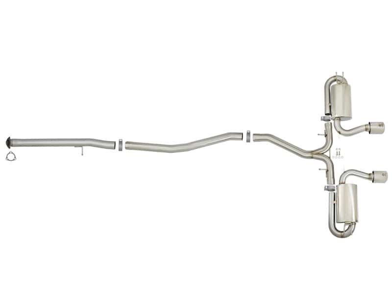 aFe — aFe Takeda 3in 304 SS Cat-Back Exhaust System w/ Polished Tips 2017 Honda Civic Si I4 1.5L (t)
Cat-Back Exhaust - view 4