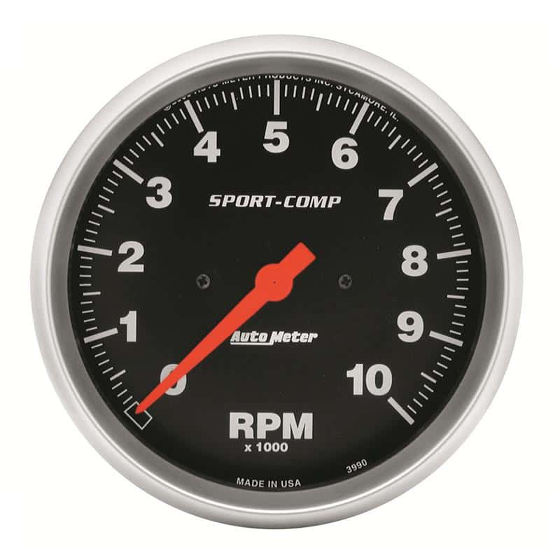 AutoMeter — Autometer Sport-Comp 5in 10000 RPM Electronic In Dash Tachometer
5" TACH, 10,000 RPM, - view 2