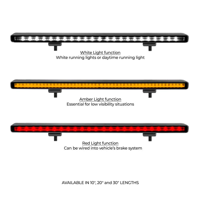 Go Rhino — Go Rhino Xplor Flash Series Sgl Multi Function LED Light Bar (Track Mount) 10in. - Blk
Flash - 10" LightBar - view 7