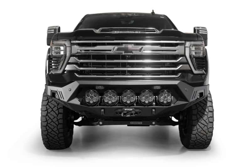 Addictive Desert Designs — Addictive Desert Designs 2024+ Chevy Silverado 2500/3500 Bomber HD Front Bumper
Bumper- Front - view 3