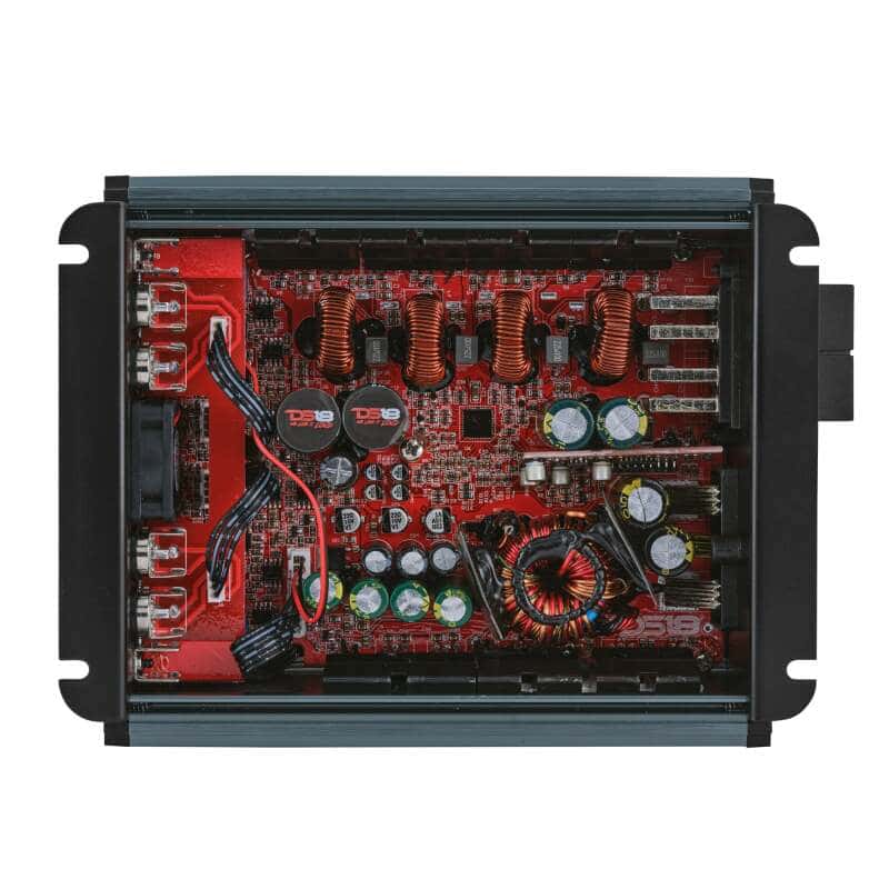 DS18 — DS18 4-Channel Class-D Amp Stereo Full-Range 4 x 120 W RMS at4 ohm- Titanium - view 4
