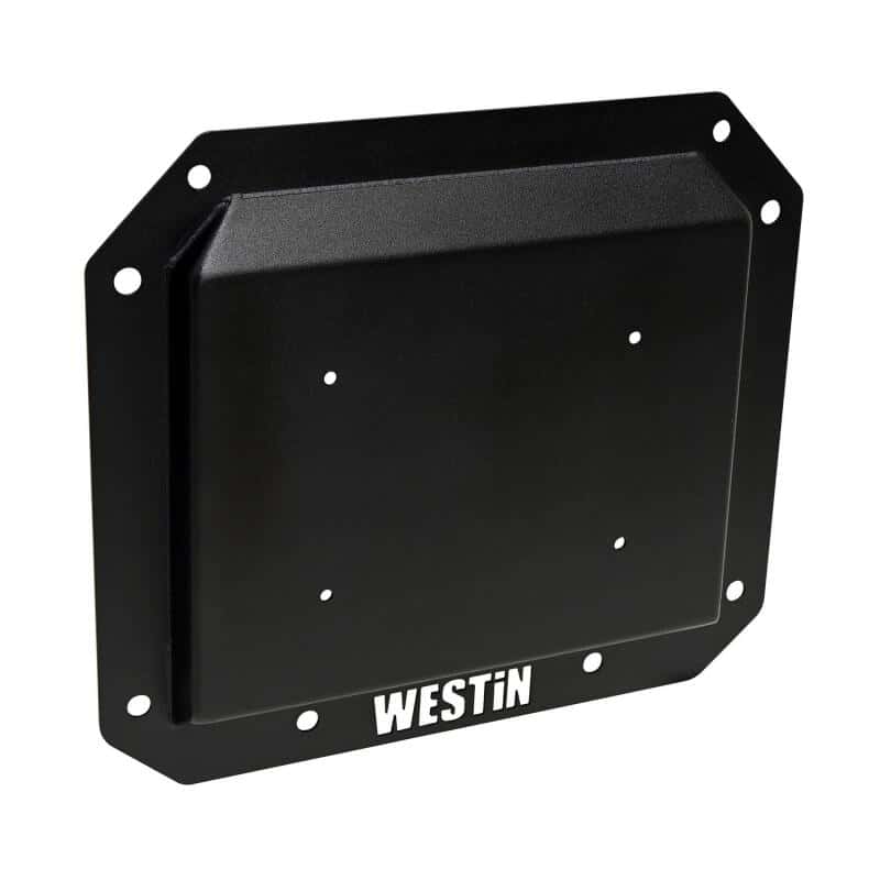 Westin — Westin 21-25 Ford Bronco (Excl. Sport) Spare Tire Delete Plate - Tex. Blk
Rear Delete Plate - view 4