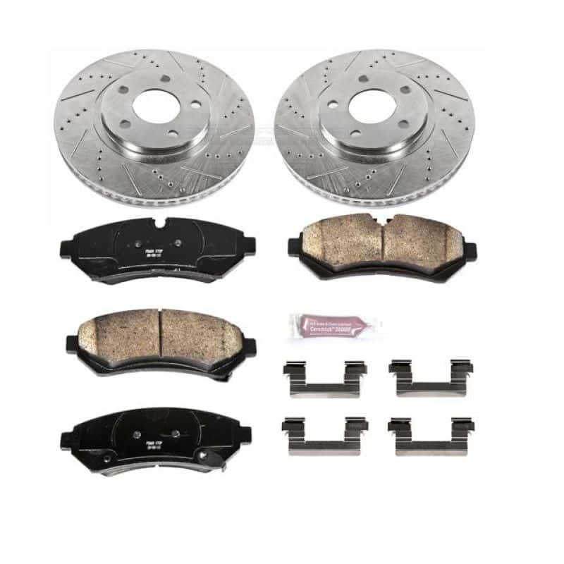 PowerStop — Power Stop 98-02 Cadillac Seville Front Z23 Evolution Sport Brake Kit - view 1