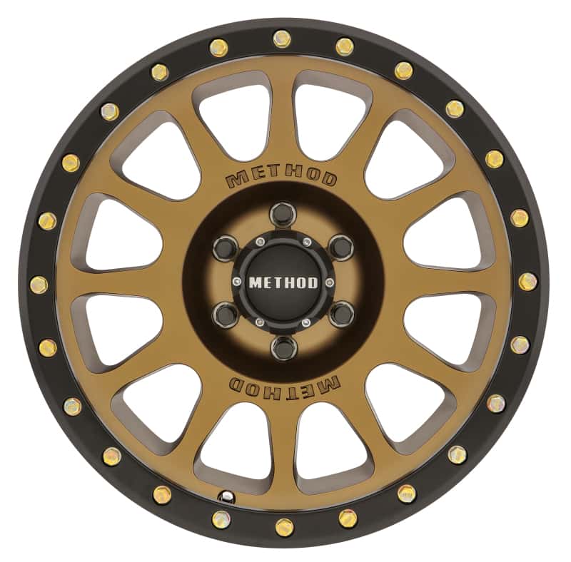 Method Wheels — Method MR305 NV 20x10 -18mm Offset 6x5.5 108mm CB Method Bronze/Black Street Loc Wheel - view 2