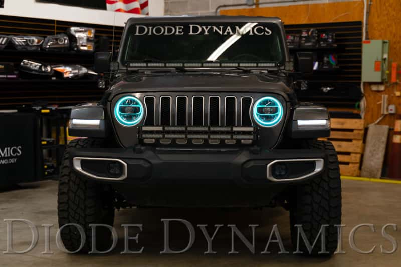 Diode Dynamics — Diode Dynamics 18-21 Jeep JL Wrangler/Gladiator RGBW HD LED Halos - view 5