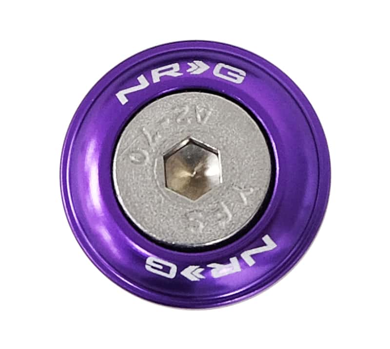 NRG — NRG Fender Washer Kit w/Rivets For Plastic (Purple) - Set of 10 - view 2