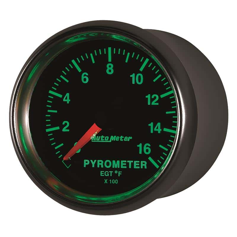AutoMeter — Autometer GS 0-1600 degree F Full Sweep Electronic Pyrometer Gauge
2-1/16" PYROMETER KI - view 4