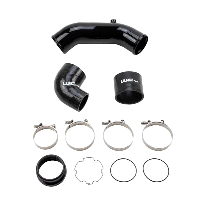 Wehrli — Wehrli 2017+ Ford 6.7L Power Stroke 3.5in Cold Side Intercooler Pipe - Gloss Black
IC Pipe 17-25 PS GB - view 1