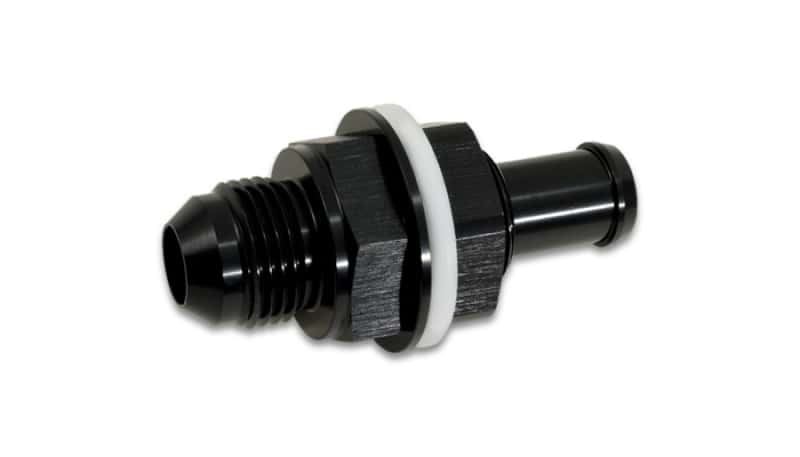 Vibrant — Vibrant Bulkhead Fuel Cell Adapter -6AN Male Flare x 3/8in Barb
-6ANMale-3/8"BulkAdp
Multi-PurposeFitting - view 1