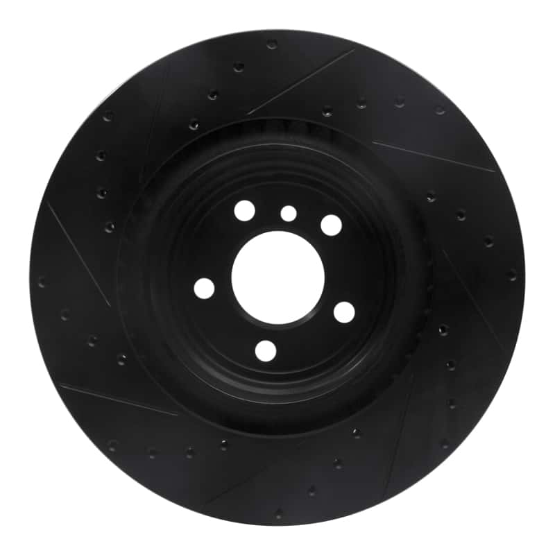 R1 Concepts — R1 09-19 BMW 760LI Rear Right Drilled & Slotted Black Brake Rotor
R1 Brake Rotor Drill - view 5