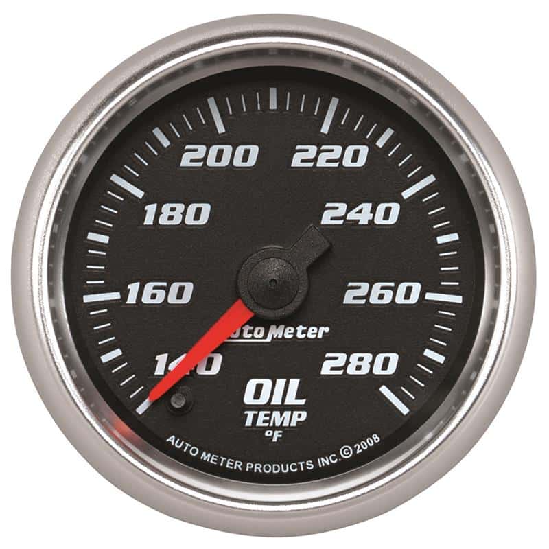 AutoMeter — Autometer Pro-Cycle Gauge Oil Temp 2 1/16in 140-280f Digital Stepper Mo
2" OILT STPR PC CB - view 2