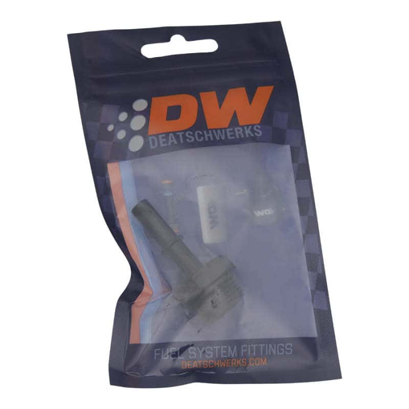 DeatschWerks — DeatschWerks 8AN ORB Male to 5/16in Male EFI Quick Connect Adapter - Anodized Matte Black
Lines & Fittings - view 2