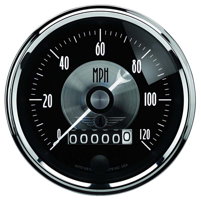 AutoMeter — Autometer Prestige Series Black 3-3/8in 120mph Electronic Programmable Speedometer Gauge
3-3/8" SPEEDO, 120 M - view 2