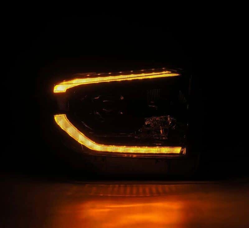 AlphaRex — AlphaRex 14-21 Toyota Tundra PRO-Series Projector Headlights Black w/Seq. Sig. + DRL
Projector Headlights - view 4