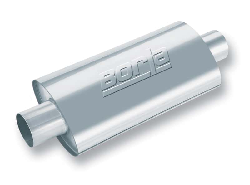 Borla — Borla XR-1 Racing Sportsman 2 1/2 inch Outlet / 2 1/2 inch Inlet 16in Case Oval Muffler
XR-1 Sportsman Muffl
Muffler - view 1