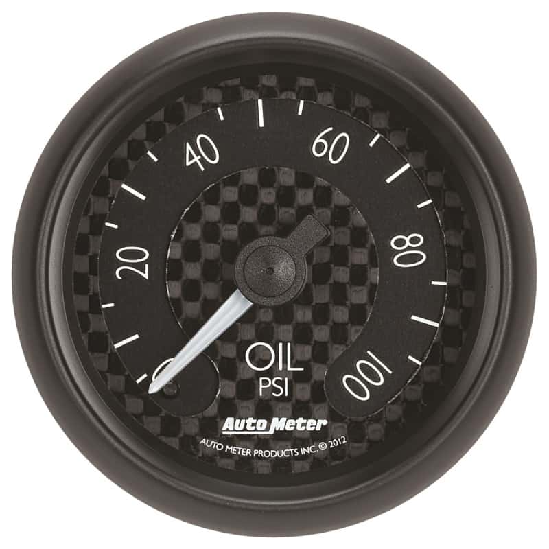 AutoMeter — Autometer GT Series 52mm Mechanical 0-100 psi Oil Pressure Gauge
2-1/16" OIL PRESS, 0 - view 12