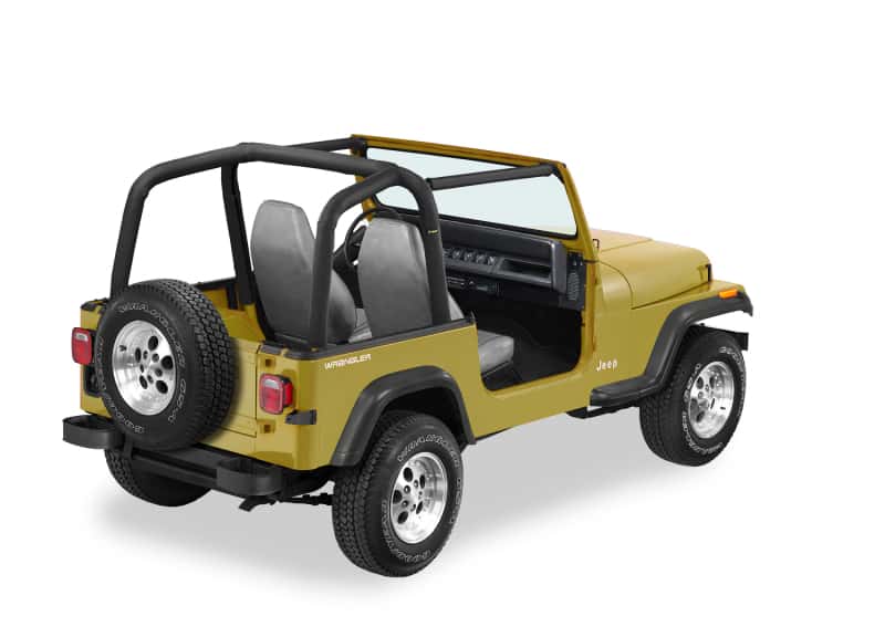 Bestop — Bestop 92-95 Jeep Wrangler YJ Sport Bar Cover (Black Denim) - view 1