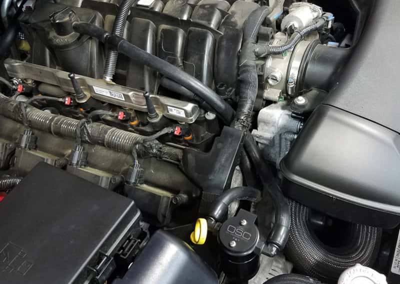 J&L — J&L 11-25 Jeep Grand Cherokee 5.7L Passenger Side Oil Separator 3.0 - Black Anodized
Oil Separator - view 3