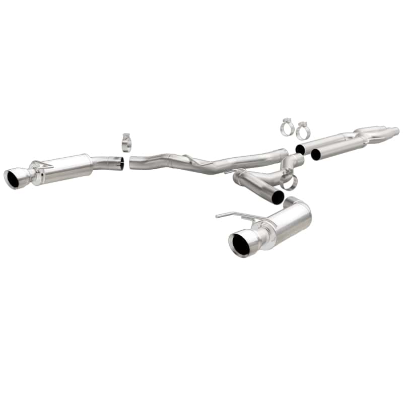 Magnaflow — MagnaFlow Cat Back, SS, 3in, Competition, Dual Split Polished 4.5in Tips 2015 Ford Mustang GT V8 5.0
Cat-Back - view 31