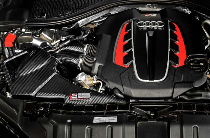 AWE Tuning — AWE Tuning Audi C7 RS6 / RS7 4.0T S-FLO Carbon Intake V2
S-FLO Intake - view 5