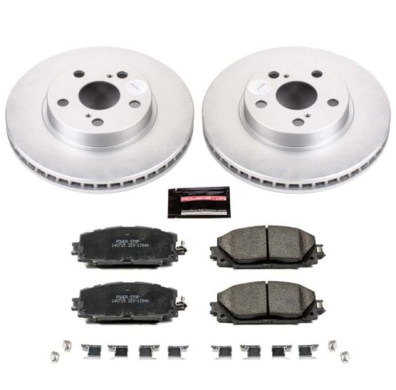 PowerStop — Power Stop 11-17 Lexus CT200h Front Z17 Evolution Geomet Coated Brake Kit - view 1