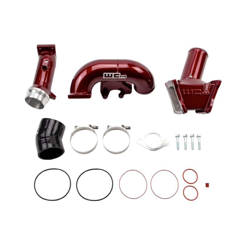 Wehrli — Wehrli 06-07 Chevrolet Duramax LBZ 3in. Y-Bridge Kit - WCFab Red
Y-Bridge Kit LBZ RED - view 2