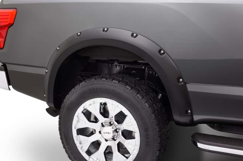 Bushwacker — Bushwacker 16-18 Nissan Titan XD Pocket Style Flares 4pc 78.0in Bed - Black
FF Pocket Style 4Pc - view 4