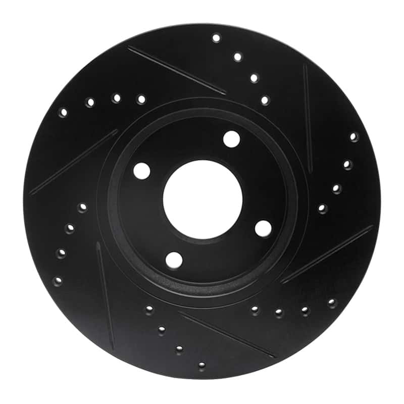 R1 Concepts — R1 14-23 Ford Fiesta (USA/Canada) Front Left Drilled & Slotted Black Brake Rotor
R1 Brake Rotor Drill - view 5