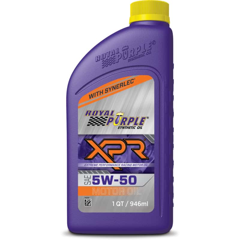 Royal Purple — Royal Purple XPR Synthetic Extreme Performance 5W50 Racing Oil - 1 Quart
Racing Motor Oil - view 1