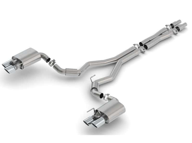 Borla — Borla 2018 Ford Mustang GT 5.0L AT/MT 3in S-Type Catback Exhaust w/ Valves
Cat-Back System - view 1