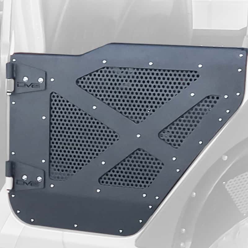 DV8 Offroad — DV8 18-22 Jeep 4 Door JL/JT Aluminum Half Doors with Perforated Mesh Rear
Doors - view 8
