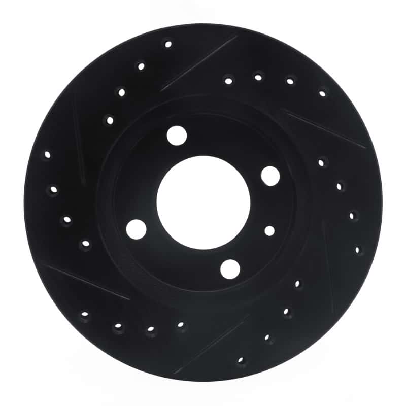 R1 Concepts — R1 80-08 Audi 4000 Front Right Drilled & Slotted Black Brake Rotor
R1 Brake Rotor Drill - view 5