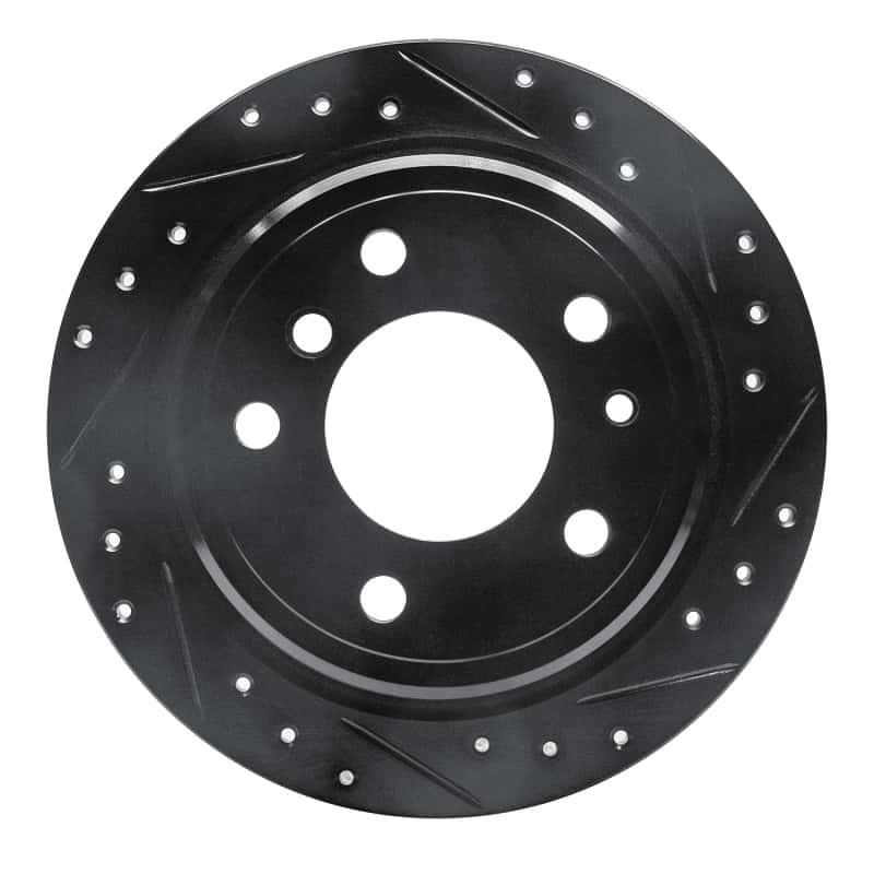 R1 Concepts — R1 81-86 BMW 735I Rear Right Drilled & Slotted Black Brake Rotor
R1 Brake Rotor Drill - view 1