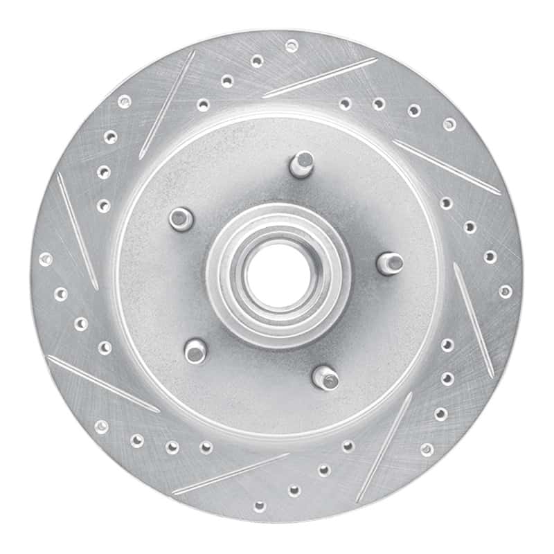 R1 Concepts — R1 97-00 Ford Expedition Front Left Drilled & Slotted Silver Brake Rotor
R1 Brake Rotor Drill - view 1
