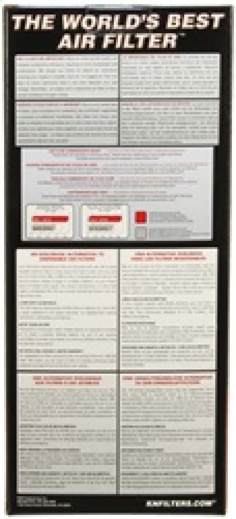 K&N Engineering — K&N 05-06 Porsche Boxster 2.7L-F6/3.2L-F6 Drop In Air Filter
Replacement Air Filt
Air Filter - view 7