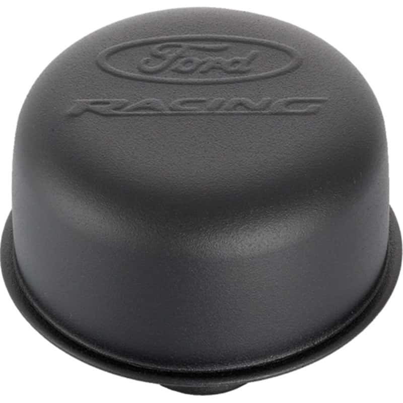 Ford Racing — Ford Racing Black Crinkle Finish Breather Cap w/ Ford Racing Logo - Twist Type
Oil Breather Cap - view 1