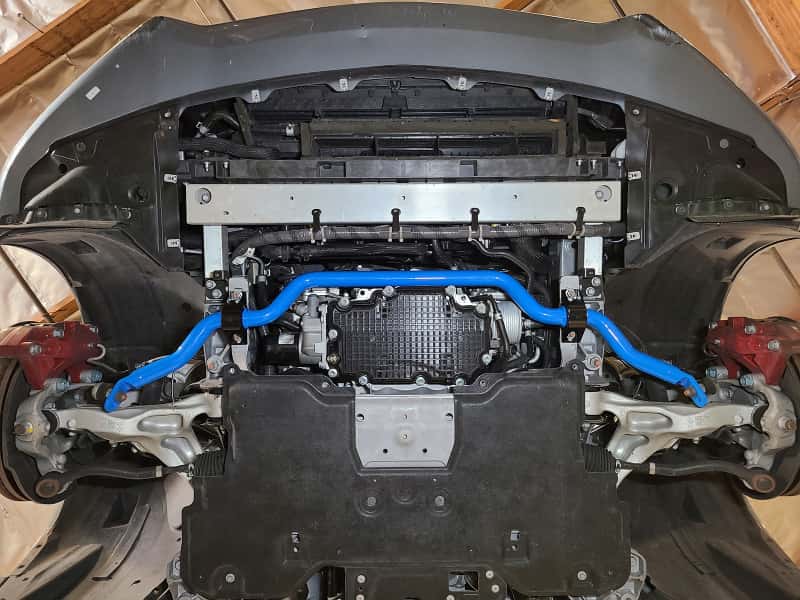 aFe — aFe 16-21 Infiniti Q50/Q60 3.0L (tt) Front Sway Bar Blue
Front Sway Bar - view 5