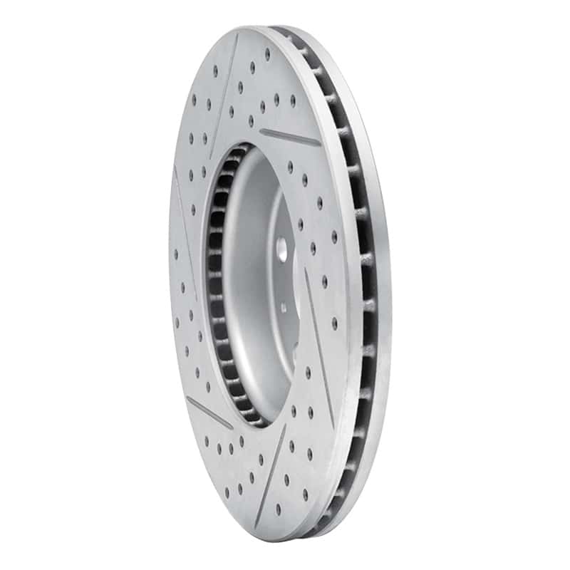 R1 Concepts — R1 05-25 Audi A3 (Mexico) Front Right Drilled & Slotted Geo-Carbon Rotor - view 4