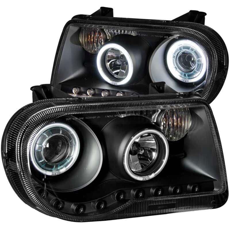 ANZO — ANZO 2005-2010 Chrysler 300C Projector Headlights w/ Halo Black (CCFL) G2
Head Light Set
HdLtSet - view 2