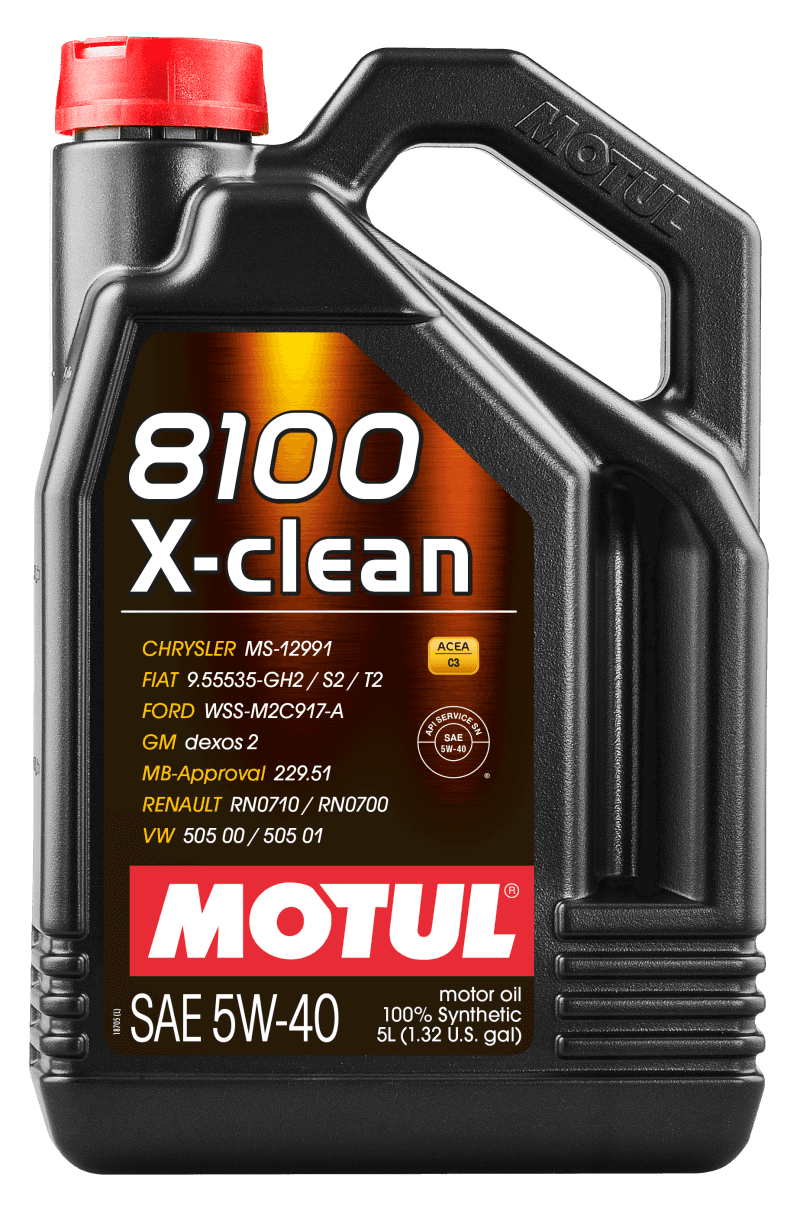 Motul — Motul 5L Synthetic Engine Oil 8100 5W40 X-CLEAN C3 -505 01-502 00-505 00-LL04 - view 3