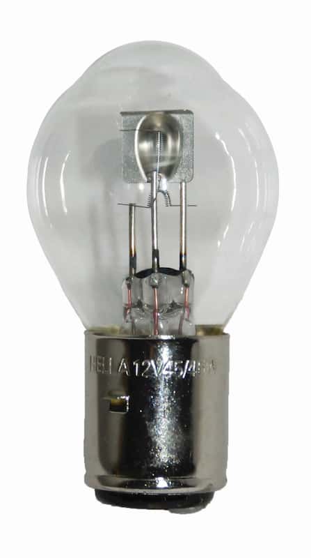 Hella — Hella Bulb 6245 12V 45/40W Ba20D B11 S2
6245 Incan Bulb - view 3