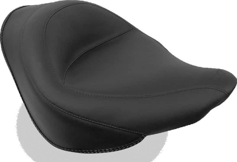 Mustang Motorcycle — Mustang 06-17 Harley Softail Wide Tire (200mm) Wide Touring Solo Seat - Black - view 1