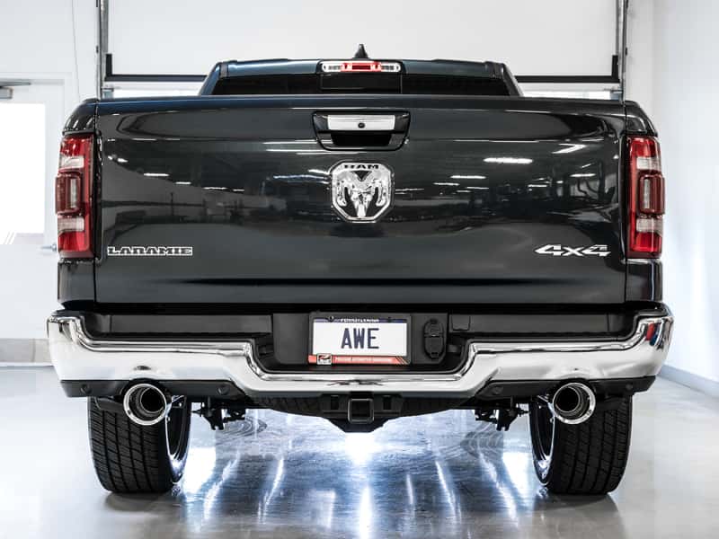 AWE Tuning — AWE Tuning 19-21 RAM 1500 5.7L (w/Cutouts) 0FG Dual Rear Exit Cat-Back Exhaust - Chrome Silver Tips
0FG Catback - view 4