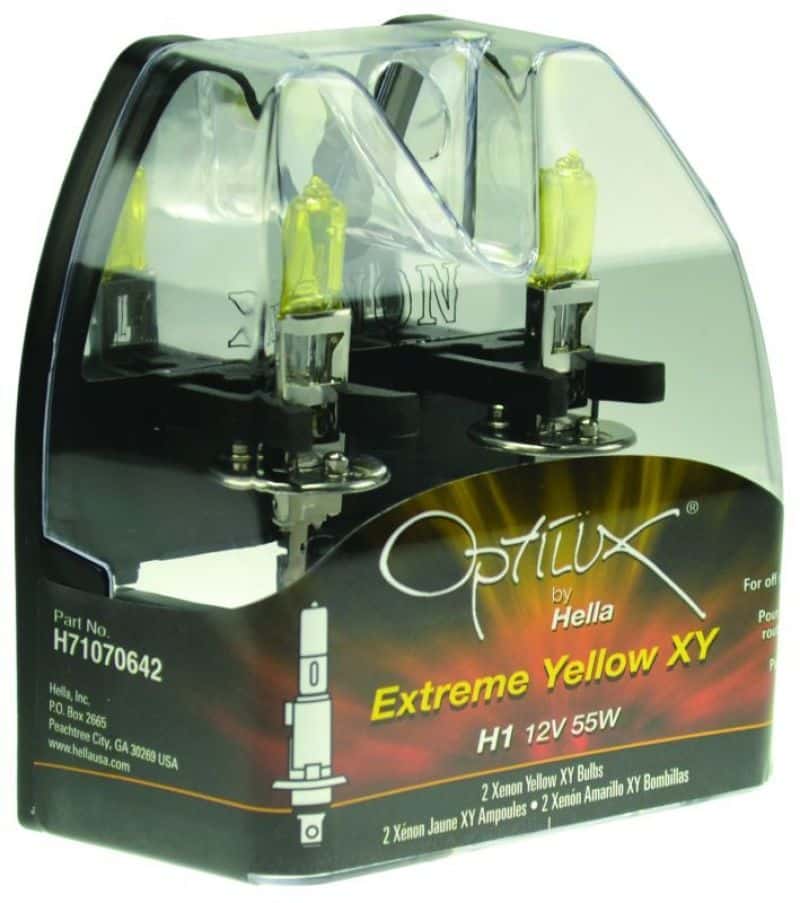 Hella — Hella Optilux H1 12V/55W XY Yellow Bulb
H1 Halogen Bulb
Bulb - view 8