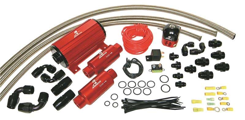 Aeromotive — Aeromotive A1000 Carbureted Fuel System Complete (Inc 11101 Pump/13204 Reg/Filters/Hose/Etc.)
System/Kit - view 3